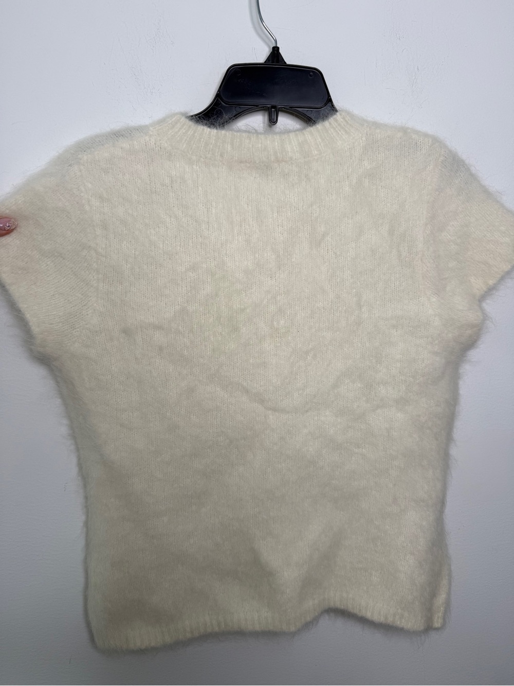 DISSH Salma Ivory Cap Sleeve Knit Top S - Picture 5 of 6